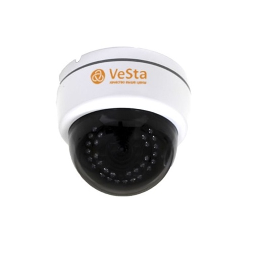 Камера цвет. купольная Vesta VC-4202V IR (1мпх f=2.8-12)